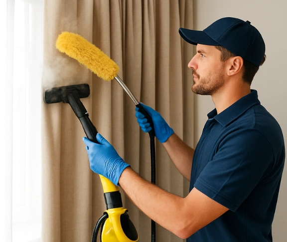 Trusted blind cleaning technician Matty Curtain Cleaning mickleham-vic QLD